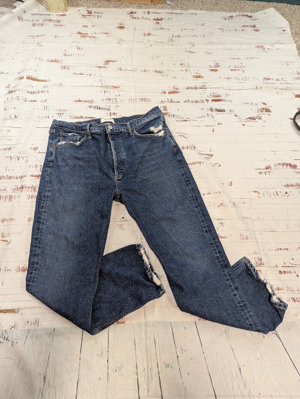 Agolde Riley High Rise Cropped Jeans